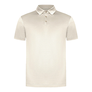 Camisetas Polo Deportivas de Algodón Mercerizado Sólido al por Mayor para Hombre - Product Image 4