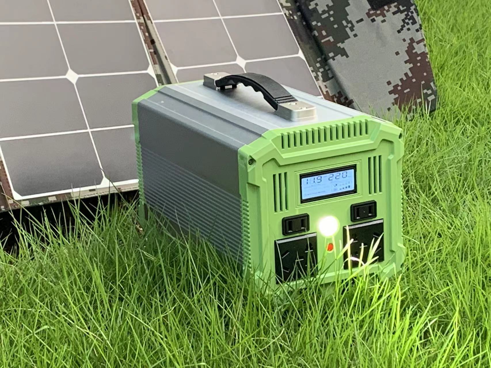 Hybrid Inverter + 1kw to 8kw Solar Power Generator Mini Home LED Lighting Kit with Rechargeable LED Bulbs MPPT Controller · image 5