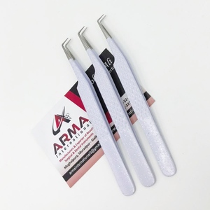 แหนบหนีบขนตาแบบแยกองศา90องศาที่แข็งแรงจับปลายแหลมสำหรับติดฉลากส่วนตัว - Product Image 2