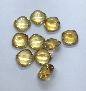 เบาะควอทซ์ธรรมชาติ Citrine ตัดเหลี่ยมเพชรพลอยหลวม Jaipur ผู้ผลิตสีเหลืองส้ม November เกิด1มม.-50มม. IGI - Product Image 3