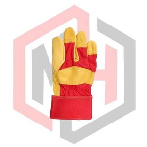 ถุงมือหนังสำหรับงานหนัก ทนทานต่อการฉีกขาด ระบายอากาศได้ดี ป้องกันไฟฟ้าสถิตย์ สำหรับดับเพลิง ปราศจากซิลิโคนและแป้ง - Product Image 3