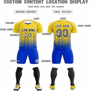 Tenue de football par sublimation avec accessoires, maillot de football personnalisé, uniforme de football, téléchargé par Dress Sports - Product Image 5