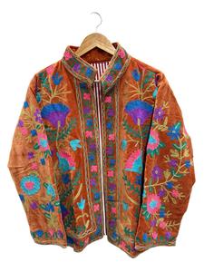 Chaqueta Informal de Invierno para Mujer, Hecha a Mano en India, de Terciopelo Marrón con Bordado Suzani, Transpirable, Ecológica, Abertura Frontal, Regalo para Damas de Honor - Product Image 2