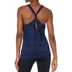 Camisetas sin Mangas Casuales de Alta Calidad para Mujer, Corte Ajustado, Tejido de Lona Personalizado en la Parte Delantera, Transpirable, Ecológico y de Secado Rápido - Product Image 2