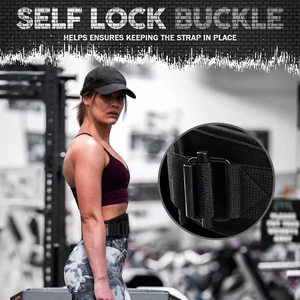 เข็มขัดยกน้ำหนักทำจากนีโอพรีนแบบปรับได้, เข็มขัดพยุงหลัง9มม. ไม่ลื่นปรับได้ใช้ได้ทั้งชายและหญิง - Product Image 3
