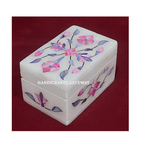 Different Color Inlay Mother of Pearl Customize Design Marble <b>Boxes</b> <b>Cheap</b> Prices <b>Jewelry</b> <b>Boxes</b> Jumka and Necklace Sets <b>Boxes</b> - Product Image 1