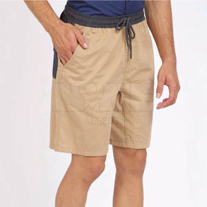 Pantalones cortos de calle de diseño personalizado para hombre, 100% algodón, patrón sólido, cintura media, estilo informal, los últimos servicios OEM, precio razonable - Product Image 1