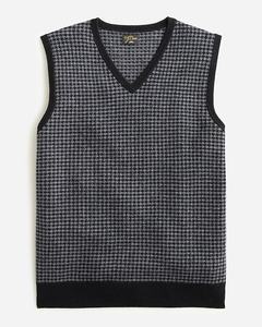 Chandails tricotés sans manches chauds d'hiver pour hommes-Pull en tricot à col en V à la mode Streetwear Pulls décontractés pour hommes - Product Image 1