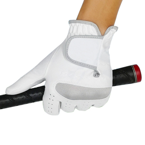 High Quality Leather Golf Gloves for Men with Non-Slip Lightweight Design <b>Hook</b> Loop Closure Custom Colors - Product Image 4