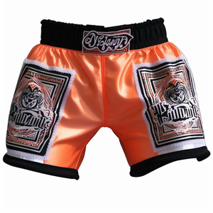 <b>Men</b> Gym <b>Shorts</b> MMA Boxer <b>Shorts</b> BJJ Fight <b>Shorts</b> Side Split <b>Leopard</b> Customize <b>Printed</b> Sublimation Design & OEM Logo - Product Image 1