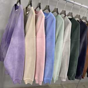 Sudadera Nueva Personalizada de Estilo Urbano, Lavado Ácido, Talla Grande para Hombre, Estilo Retro, Corte Regular, Algodón Grueso, Sudadera de Invierno Ecológica - Product Image 2