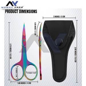 Tijeras para Uñas de Primera Calidad, Diseño Resistente a la Oxidación, Tijeras Multiusos para Dar Forma a las Uñas con Precisión, Recortar el Cabello y el Cuidado de las Cutículas - Product Image 4