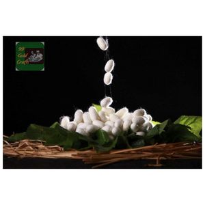 รังไหมแบบเปิดสำหรับขัดผิวรังไหมมัลเบอร์รี่ธรรมชาติเพื่อการดูแลความงามและใบหน้า - Product Image 2