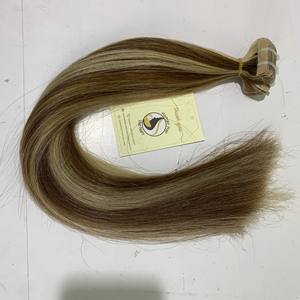 Extensions de cheveux humains 12/22 humains, prix de gros, couleur Piano, naturel, droit, européen, 100% - Product Image 3