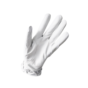 Cabretta AAA ถุงมือกอล์ฟหนังสำหรับสุภาพสตรีแบบเต็มรูปแบบระบายอากาศได้สีขาวมุกหิมะกับข้อมือซ้าย/ขวา - Product Image 4