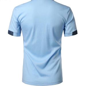 Venta al por mayor Casual Hombres Polo Camisa de manga corta transpirable 100% de alta calidad de poliéster de algodón Polo para los hombres - Product Image 3