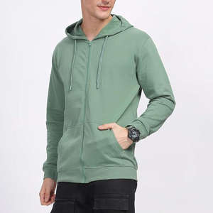 Vente en gros de sweats à capuche unisexes bon marché 220 GSM, en molleton surdimensionné, avec impression personnalisée en relief, sweats à capuche d'automne vierges avec logo personnalisé pour hommes - Product Image 4