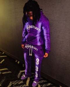 ชุดเสื้อมีฮู้ดมีซิปผ้าฟลีซขนแกะบ็อกซี่แบบวินเทจซักได้ - Product Image 1