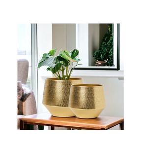 Pots de fleurs en laiton naturel au design moderne Pots de fleurs très exigeants Décoration de maison et de jardin Design uni Pot de fleurs de meilleure qualité - Product Image 6