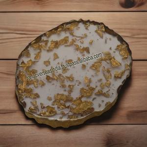 Posavasos de resina Reversible ovalada de alta calidad superventas y almohadillas para bebidas de té y café - Product Image 4