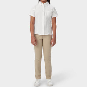 ชุดนักเรียนผ้าฝ้ายโพลีเอสเตอร์/ ผ้าอ๊อกซ์ฟอร์ดแขนสั้นพอดีตัวสำหรับผู้หญิงชุดนักเรียน - Product Image 3