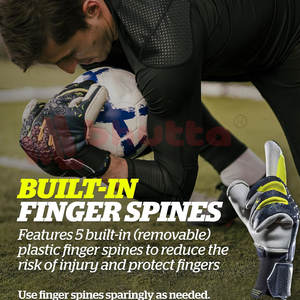 New Arrivals Professional Leather Goalkeeper <b>Gloves</b> Full Finger Waterproof Unisex - Product Image 3