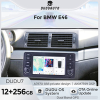 DUDU7 Android 7870 8core 12+256GB Pemutar Navigasi Mobil dengan DSP GPS OBD2 RGB untuk BMW E46 7 inci dengan Car Play & Android Auto
