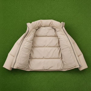 Veste d'hiver à col rabattu de style Hip Hop sur mesure pour hommes Streetwear Veste à bulles coupe-vent légère de grande taille - Product Image 3