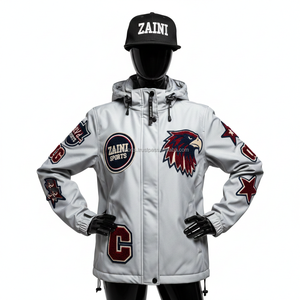 Chaqueta Softshell para Mujer, Forro Polar de Poliéster, Color Gris, Bordado con Logotipo Personalizado, Resistente al Viento y al Agua - Product Image 1