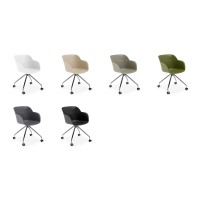 Fauteuil moderne en plastique, modèle O, pour l'école, le parc et l'atelier