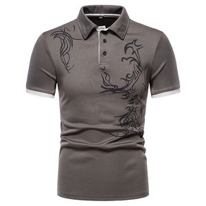Polo Informal Elegante |   Camiseta Polo de Manga Corta de Algodón para Hombre, con Logotipo Personalizado, Fabricante al por Mayor - Product Image 3