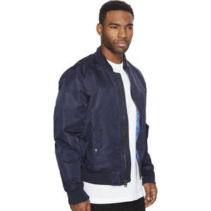 Vente en gros Nouvel Arrivage 2026 Vestes en satin à la mode pour hommes Vestes en satin avec logo personnalisé et patchs pour hommes - Product Image 4