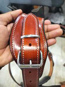 El mejor chaleco de seguridad para perros, arnés de Control Canino Premium hecho a medida con acolchado de gamuza de vaca duradero, cómodo para montar a caballo - Product Image 4