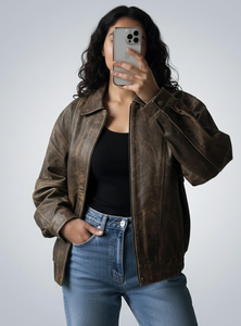 Veste bomber pour homme en taille plus, effet tridimensionnel, style streetwear, automne, fermeture éclair sur le devant, col mandarin, service OEM - Product Image 5