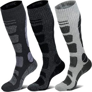 Calcetines desodorantes hasta la rodilla gruesos profesionales para hombre de marca para snowboard deportes de invierno tenis equitación inferior tamaño de la tripulación juvenil - Product Image 4