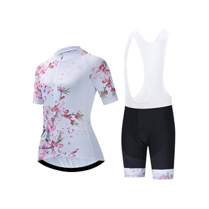 ชุดเสื้อขี่จักรยานเสื้อขี่จักรยานแขนสั้นเสื้อเชิ๊ตขี่จักรยานเสือหมอบมีเบาะกางเกงขาสั้น - Product Image 5