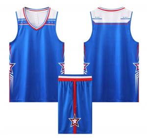 Nouveaux uniformes de basket-ball durables pour les jeunes, ensembles réversibles, respirants et au design simple - Product Image 3