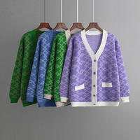 Cardigan court tricoté à capuche pour femme, col en V, anti-plis, manches longues, boutonné, grande taille, style châle, collection Automne Hiver