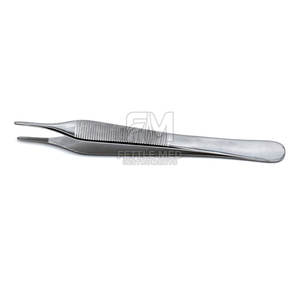 Pinzas Adson para Tejidos de 12 cm 1x2, Instrumento Quirúrgico de Acero Inoxidable, Pinzas Adson Médicas para Tejidos - Product Image 1