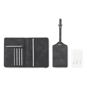 Ensemble de porte-passeport personnalisé JETTAG pour offrir en cadeau aux entreprises - Product Image 5