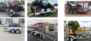 รถพ่วงยูทิลิตี้รถออฟโรด2แกน17 * 7FT 3000กก. - Product Image 6