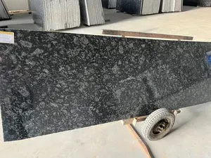 Losa de granito del Norte majestuoso negro de alta calidad pulida para decoración Interior Exterior proveedor indio losa de piedra Natural - Product Image 6