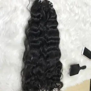 Best Selling natural wavy weft Hair Human Hair Extensions For Black Women From Vietnamese Hair