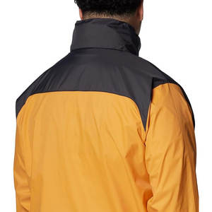 Chaqueta Cortavientos para Hombre con Capucha, Ligera, Chaqueta Urbana Informal con Cremallera Completa, Chaqueta de Exterior Tejida - Product Image 6