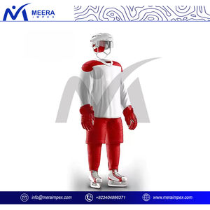 Conjunto de uniforme de hockey sobre hielo para hombre, Jersey y pantalones con logotipo personalizado, ropa deportiva transpirable de secado rápido para partidos de equipo, clubes y uso de entrenamiento - Product Image 4