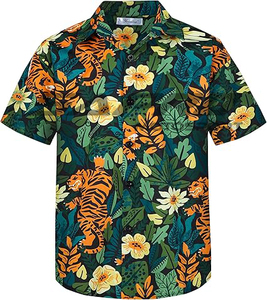 Sapro 2024 Custom Cotton Plus Size <b>Men's</b> <b>Shirts</b> Polynesian Elei Tribal Design | <b>Tropical</b> Style | Cotton Bamboo Fiber Zipper - Product Image 5