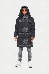 Custom Business Man Satin Windproof Bomber <b>Jacket</b> <b>Men</b> Plus Size <b>Long</b> Length Latest Design High <b>Jacket</b> Plain for Winter - Product Image 4