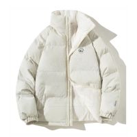 Nouveau modèle de veste d'hiver matelassée en polyester et laine imperméable, respirante et chaude, streetwear, taille plus pour hommes