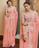 Parti traditionnel indien porter doux Georgette Saree Blouse ethnique meilleure vente tendance Designer en gros femmes de haute qualité