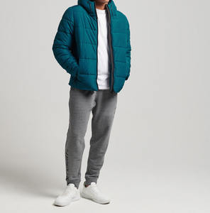 Nouveau arrivé 2025 100% polyester hommes doudoune personnalisé imprimé logo streetwear confortable design unique homme doudoune - Product Image 5